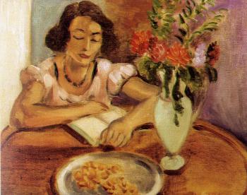 Henri Emile Benoit Matisse : woman reading II